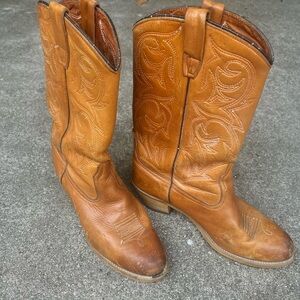 Full Leather Cowboy boots 7.5